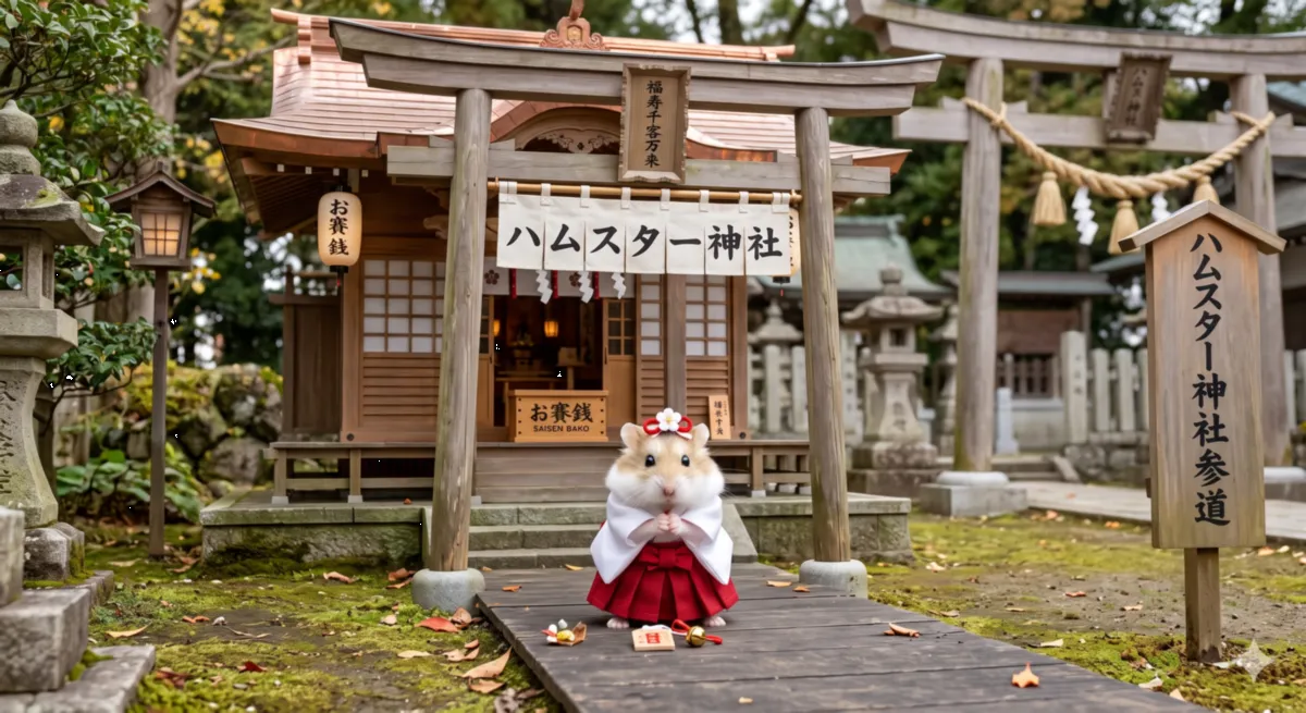 ハムスター神社本殿
